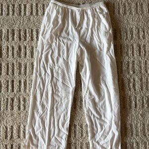 White Linen Pants